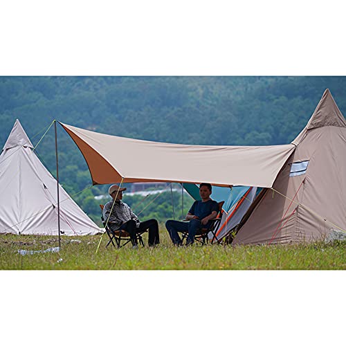 Carpa tipi octogonal portátil para camping miniatura 3