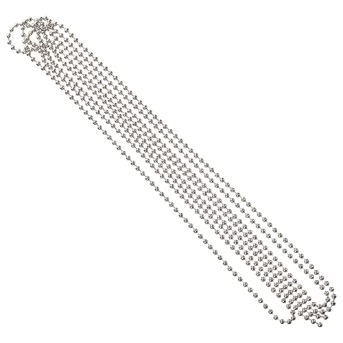 Dechous Blind Beaded Pull Chain Blind Ball Chain Extension Chain Cord With Connector Replacement Roman Metal Ceiling Fan Pull Roller Chain Light Extender For Lamp #TOP17