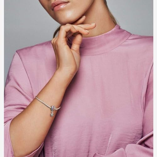 PANDORA Disney characters sterling silver charms, 11 x 23,5 x 11 mm, Sterling Silver, Rhinestone2