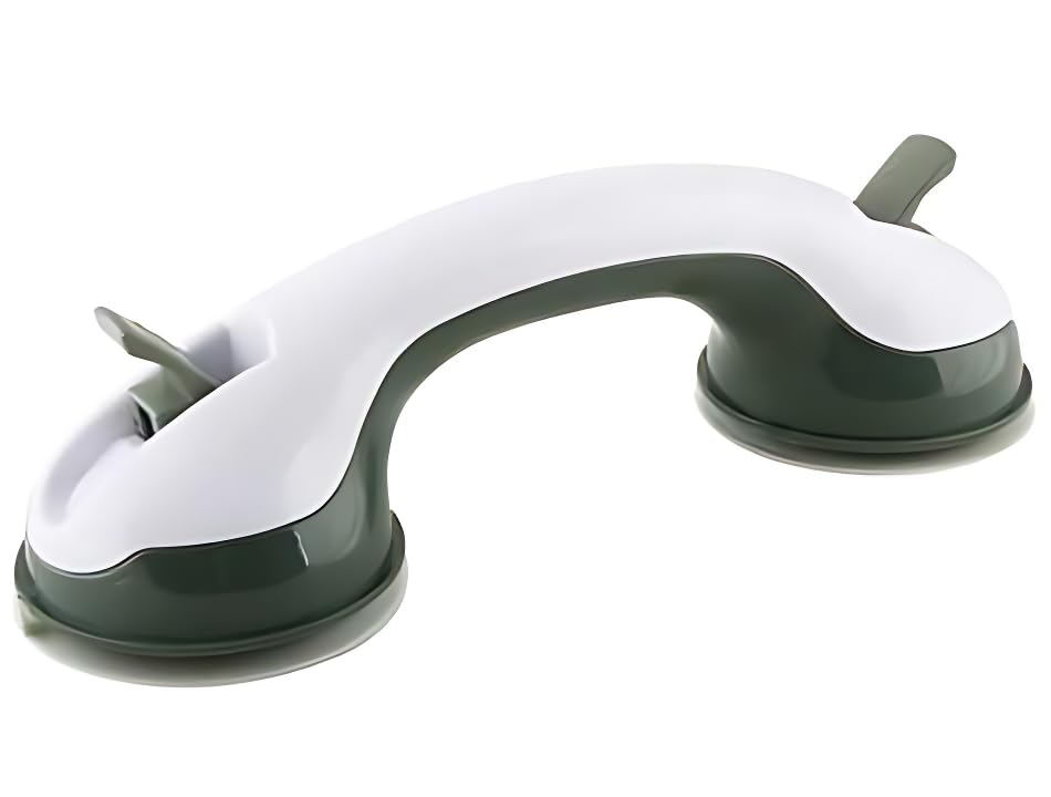 Heavy Duty Suction Grab Bar for Shower, Bathtub & Toilet – Anti Slip Vacuum Sucker Safety Support Handle, No Drill Wall Mounted Assist Grip for Bathroom & Door Use(1Pcs)-image-30
