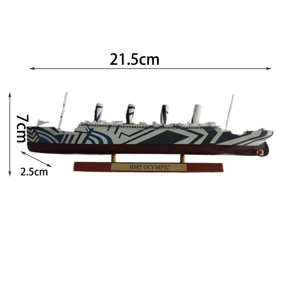 1/1250 HMT Olympic Cruise Ship Ship Model Ley Diecast Simulation Boat Models Collezione di Giocattoli