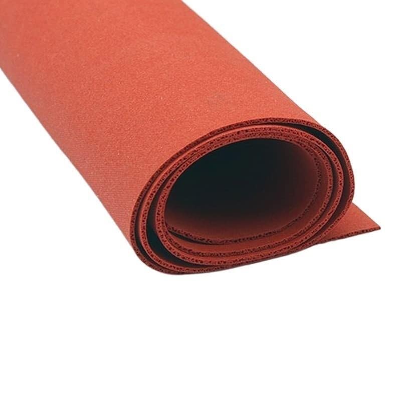 Rote Silikonschaumplatte 1-20mm, hitzebeständig, geschlossenzellig