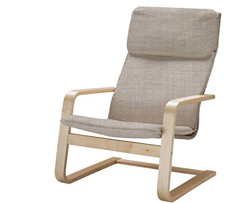 Vinylla Ikea Pello - Funda de repuesto para sillón (poliéster, color caqui claro)