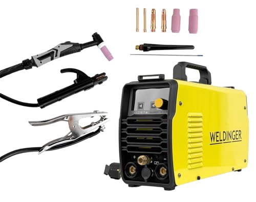 WELDINGER WIG-Schweißgerät WE 201PW plus DC HF Lift Puls 2T/4T MMA 200 A