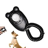 Ceprznvey Hundetrainings-Clicker, Verhaltenstrainingshilfe, Leichter Welpen-Clicker, Handgelenkschlaufe für Bequeme Nutzung, effektiv für Hunde, Katzen, Vögel, 4,5 x 7,9 x 2,9 cm