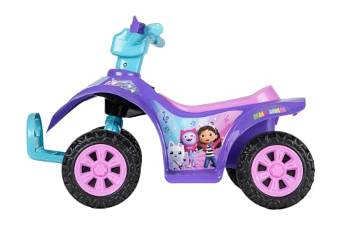 Image of Gabby's Dollhouse - 6V Kids Ride-On ATV with LED Headlights and Battery