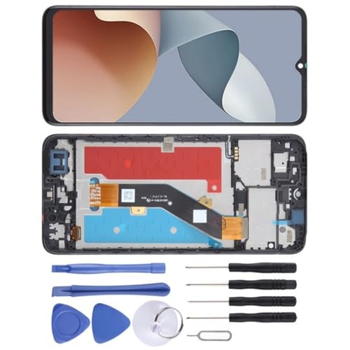 Accesorios de repuesto para teléfonos celulares, conjunto digitalizador con marco con digitalizador de pantalla LCD y conjunto de digitalizador táctil