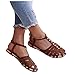 Römische Schuhe Damen Elegante Sommer Sandalen Aushöhlen Atmungsaktiv Strandsandalen Mode Bohemian Outdoorsandalen Bequeme Flache Sommerschuhe Leichte Badeurlaub Schaftsandalen Schöne Pantoletten