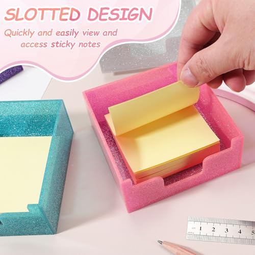 Porte-bloc-notes acrylique distributeur blocs-notes rose 4x4