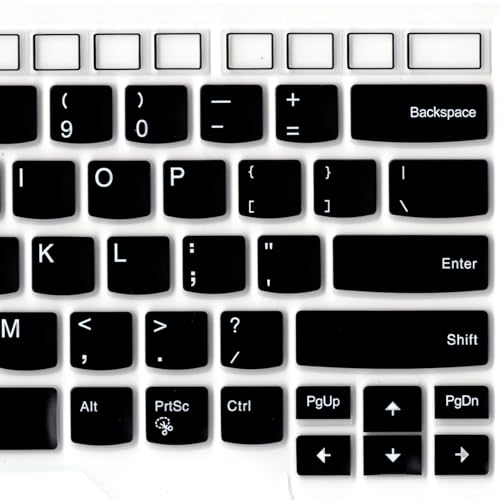 Image of Saco Silicone Skin Keyboard Protector Cover Compatible for Lenovo ThinkPad T14 14 inches Thin and Light Laptop 20W0S03C00 (2021) - Black