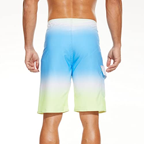 Ellees Mens Swim Trunks Quick Dry Men's Swim Trunks Quick Dry Beach Shorts With Pocket And Mesh Lining Slim Fit Swimwear #TOP4