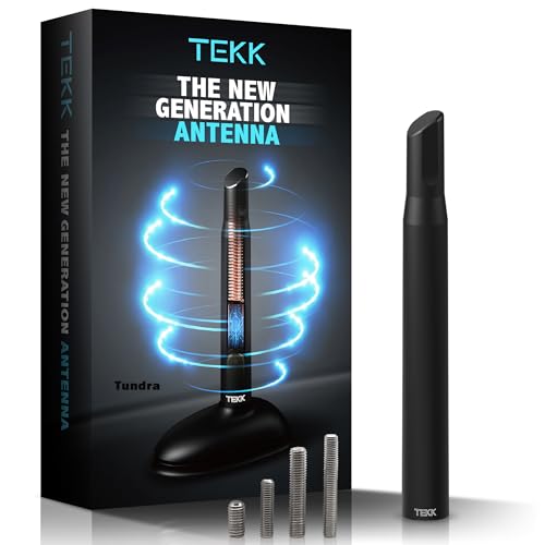 Tekk Short Antenna Compatible with 1999-2026 Tundra/Designed for Optimized FM/AM Reception / 4.8 Inches