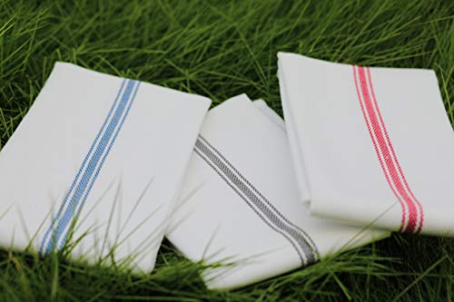 Amour Infini Herringbone Weave Kitchen Towels | Set Of 12 | 28 X 16 Inches | 100% Ring Spun Cotton Dish Towels | Ultra Soft And Absorbent | Perfect For Commercial Use And Bar Towels | Multicolor #TOP4