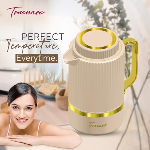 Image of Trueware Marvel 800 Insulated Flask - 750 Ml | PU Insulated Inner Stainless Steel Hot & Cold Flask, BPA Free, Leak Proof, Ideal for Tea, Coffee, Water, Hot Beverages