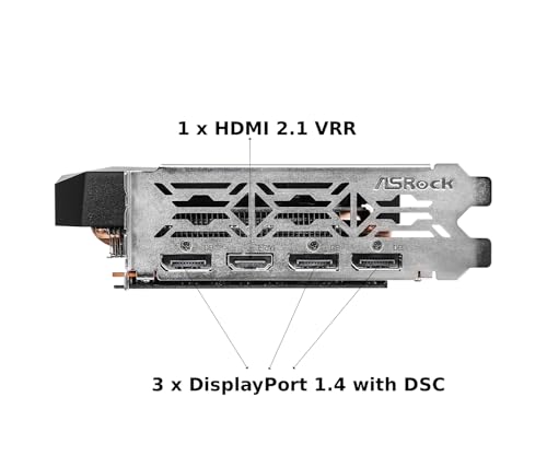 Image of ASRock AMD Radeon RX 7600 Challenger 8GB OC GDDR6 DisplayPort HDMI 0dB Silent Cooling Graphics Card 128-bit 7680 x 4320 18 Gbps Graphics Card