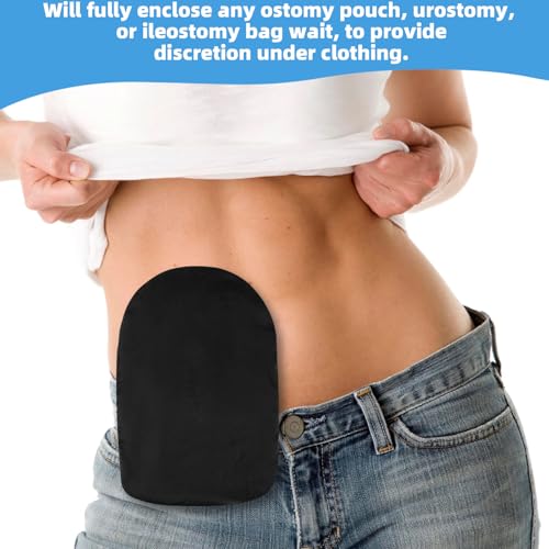 image for JFHNMLW Ostomy Bag Covers, Ostomy Belt for Men & Women, Liner Waterpro