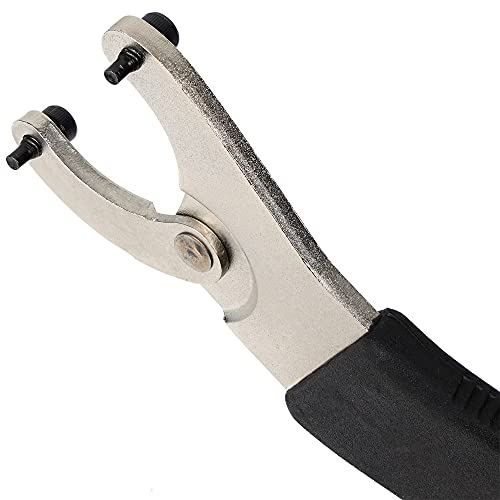 BikeHand Bike Bicycle Bottom Bracket 36mm Wrench Flat Cup and Adjustable Pin Lock Ring Spanner Install Remover Wrench Tool for Cup-and-Cone Systems