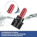 20PCS T5 17 57 79 86 Halogen Instrument Cluster Bulbs with 20PCS Bulb Sockets,12V Dash Light Bulbs for Speedometer,Tachometer,Gauge Cluster,Universal Car Dashboard Light Bulbs (Red)