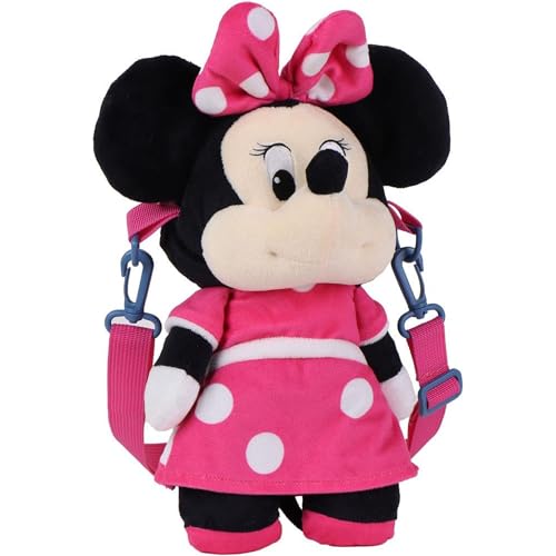 Bolso de Peluche Minnie Mouse para Niñas – Bolso Infantil con Diseño de Personaje Disney, Ideal para Regalo y Uso Diario