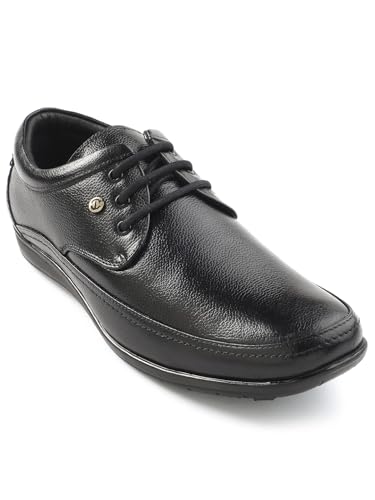 Image of Liberty Healers HA1 12 Formal Lacing Derby Shoes for Men with Rubber Sole| Suitable for Wedding Office Wear | Durable Lightweight and Cushioned Footbed | Shock Absorption