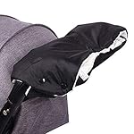 Kinderwagen Handschuhe, Kinderwagen Handwärmer,Extra Dick Fleece Innenseite Kinderwagen warme Handschuhe Universalgröße für Kinderwagen Buggy Radanhänger, Wasserfest und windfest