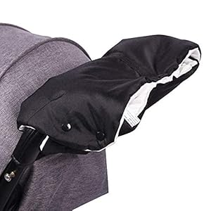Kinderwagen Handschuhe, Kinderwagen Handwärmer,Extra Dick Fleece Innenseite Kinderwagen warme Handschuhe Universalgröße für Kinderwagen Buggy Radanhänger, Wasserfest und windfest
