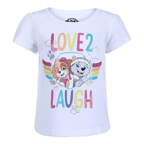 Paw Patrol Nickelodeon Girls Short Sleeve Shirt 3 Pack for Toddler and Little Kids2
