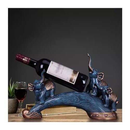 Soporte para botellas de vino estilo elefante marrón miniatura 6