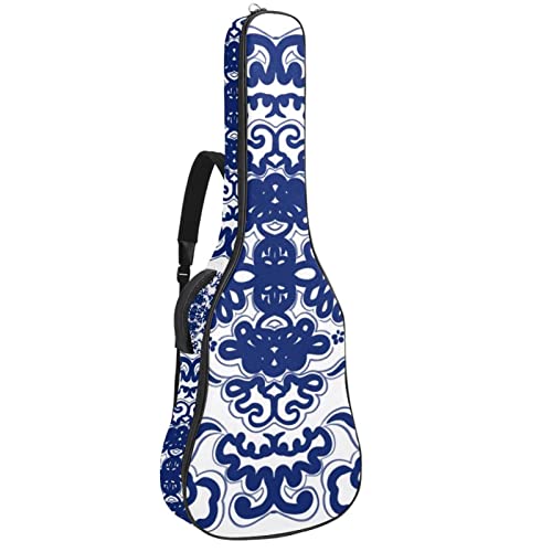 Housse de transport étanche pour guitare avec bandoulière réglable Motif nuages chinois Bleu, Multicolore 06, 42.9×16… - Les Beatles, Paul McCartney, John Lennon, RIngo Starr, George Harrison Housse de transport étanche pour guitare avec bandoulière réglable Motif nuages chinois Bleu, Multicolore 06, 42.9x16…