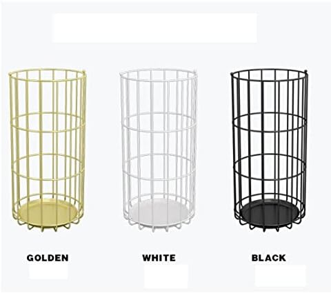 Wrought Iron Umbrella Stand Umbrella Tube Fashion Umbrella Bucket Floor Household Umbrella Storage Rack(E)