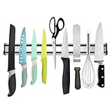AsFrost Magnetic Knife Holder, Stainless Steel Magnetic Knife Bar, Magnetic Knife Strip, Knife Rack Strip