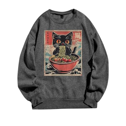 Sweat chat ramen japonais idéal pour vos journées cocooning et soirées cosplay