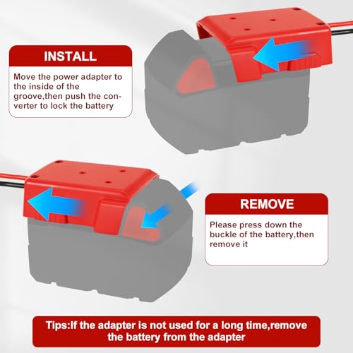 Kabelbaum-Stecker, Werkzeugakku-Adapter für Power Wheels mit Sicherungen, Schraube, Gummistopfen Ersatz-Kabelbaum-Kit Kompatibel mit Peg-Perego