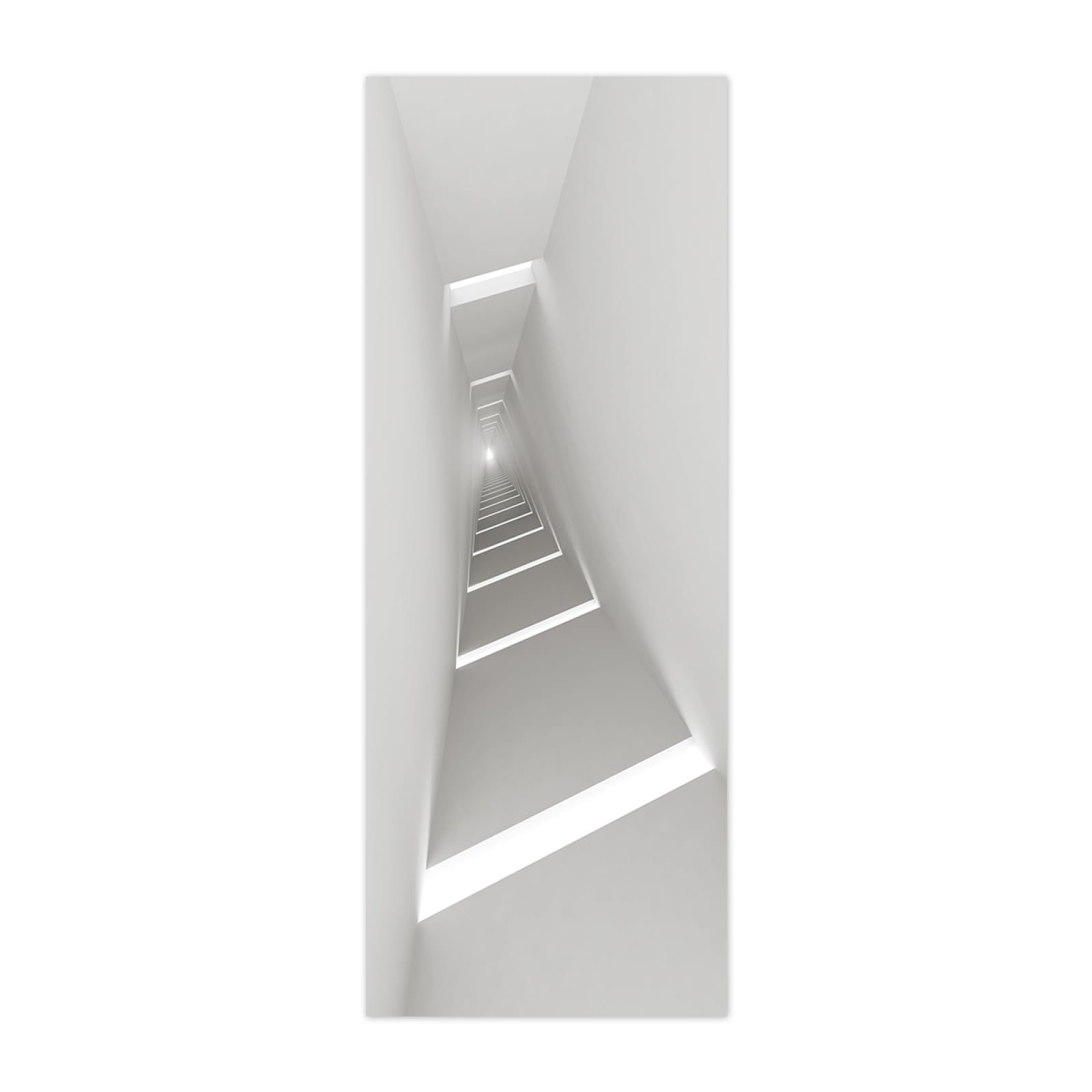 3D Door Mural Sticker Optical Illusion W77 x H200 cm Interior Doors Modern Art Peel and Stick Removable Vinyl Decals for Home Decor