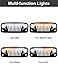 Grille Compatible with JK 2007-2017 Front Bumper Grill with Turning Signal Light, Black