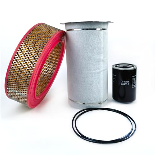 Image of Air Compressor Maintenance Kit 6.3669.0 Air Oil Separate 6.4143.0 Air Filter 6.3463.0 Oil Filter