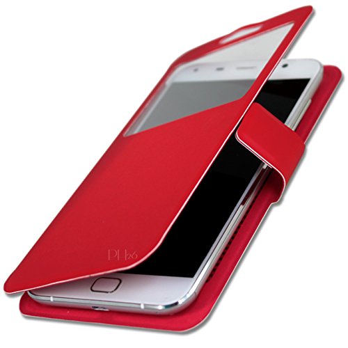 PH26 Wiko Starway Etui Housse Coque Folio Rouge by