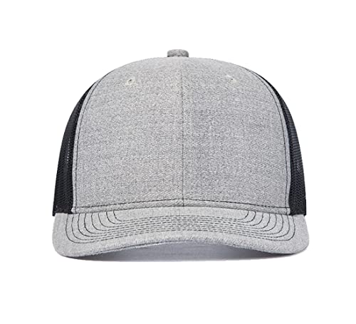 Image of Quanhaigou Trucker Hat - Mesh Snap Back - Unisex Adjustable Baseball Cap - Outdoor Hats for Men Women