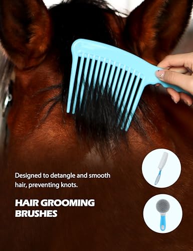 Accesorios para perdida de cabello en caballos con cepillos ecuestres Harrison Howard 6