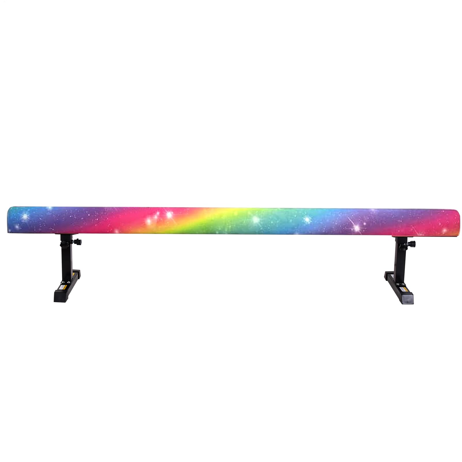 Ginnastica Beam, trave sospese per la casa, 180 cm, fascio di bilanciamento regolabile, 5 altezze regolabili e bassi livelli, stabile Floor Beam Gym Attrezzature per l'allenamento con gamba