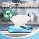 WhyWorry Feuchtes Toilettenpapier Spülbar, 20x25 cm Extra Groß Feuchttücher Toilette mit Kamille & Vitamin E, Reinigungstücher für Erwachsen, 100% Pflanzlich, Wiederverschließbar, Meer, 144 Stück