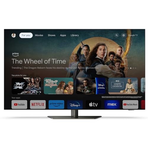 Philips Ambilight 65OLED809 4K OLED Smart TV - 65-Zoll Display mit P5 AI Perfect Picture, Ultra HD Google TV, Dolby Vision und Dolby Atmos Sound - Funktioniert mit Alexa und Google Sprachassistent – Bild 8