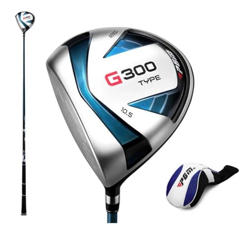 Golf Clubs Left Handed G300 Mens Titanium Alloy Head Drivers 1# Wood Pole R/S Carbon Shaft Golf Club Wood with Golf Headcover (#1,with S Carbon Shaft)
