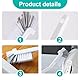 HSIXHAF 6 pcs Tassenbürste,Bürstefür Gläser, Reinigungsbürste mit langem Griff, Flasche Reinigungsbürsten, Spülbürste, Gebogene Reinigungsbürste, Ellenbogenbürste