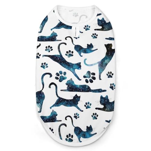 ペット服 猫の肉球柄 猫柄 犬の肉球柄 犬服 ペットウェア Tシャツ パーカー 袖なし 犬の服 タンクトップ タンクトップ クールベスト 通気性 ファッション S-2XL