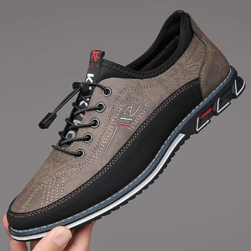 Image of Men's Oxford Business Casual Shoes Office Loafers Dress Comfort Driving Shoes