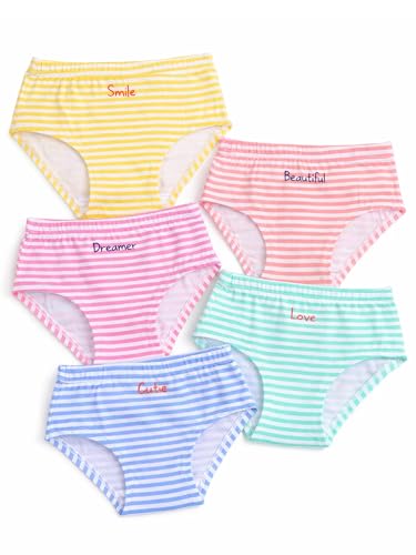 Image of BODYCARE KIDS Girls Panty Ultrasoft Underwear 100% Cotton Soft Comfortable | Skin Friendly | Innerwear Pack of 5-Assorted