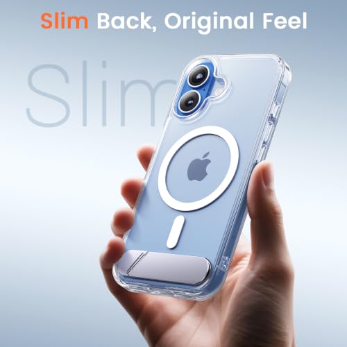 Ratcase Magnetic for iPhone 17 Case with Stand, Clear - image 7