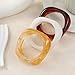 Acrylic Chunky Bangle Bracelets for Women, Irregular Punk Acrylic Resin Bangles Geometric Cuff Wide Wristband Bracelet Fashions Thick Acetate Statement Bangle Jewelry Set (3PCS)