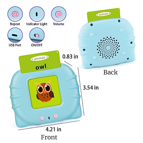 Toloso Montessori Toys For 1 2 3 4 5 Years Old Boys, 510 Sight Words Talking Flash Cards For Toddlers, Autism Sensory Toys, Preschool Educational Learning Toys, Speech Therapy Toys #TOP2